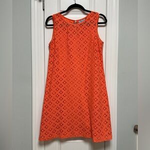 Cynthia Rowley Salmon Sleeveless Dress